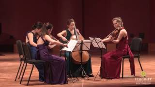 Bartók String Quartet No 4 Movement II Prestissimo con sordino [upl. by Cedric]