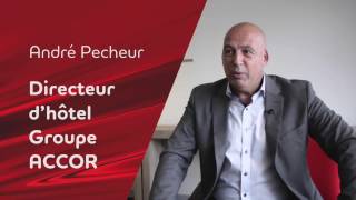 André Pecheur Directeur dhôtel Groupe ACCOR témoigne [upl. by Enyledam]