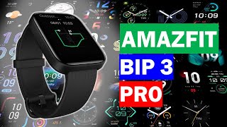 Amazfit BIP 3 PRO  Reseña y tutorial  GPS PAI y más Amazfit sube el estandar para su gama básica [upl. by Guillema]