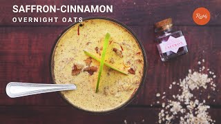 Rumi Spice  Recipes  SaffronCinnamon Overnight Oats [upl. by Laris]