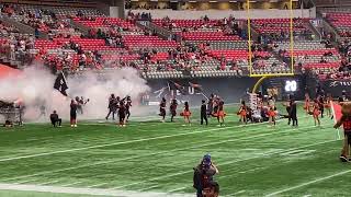 BC Lions intro vs Edmonton June 27th [upl. by Twelve]