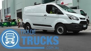 Ford Transit Custom  Review  Truck TV Australia [upl. by Llorrad]