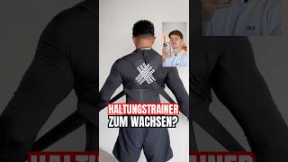 Wachsen durch Haltungstrainer🤯 gym fitnesstips posture [upl. by Edniya177]