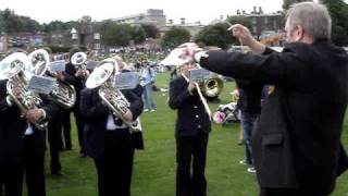 Durham Miners Gala July 2009 Buckhaven and Methil Brass Band from Fife [upl. by Ralina]