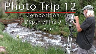 Photography Trip 12 Photographing Cuchara Creek with long exposures on 4X5 BW Film in Colorado [upl. by Raddi]