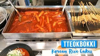 Tteokbokki in Seoul ● Korean Rice Cakes [upl. by Aizatsana]