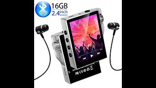 Gueray 16GB HIFI Bluetooth MP3 Player [upl. by Soph295]