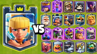 NUEVA DUQUESA de DAGAS vs TODAS LAS CARTAS  NUEVA CARTA  Clash Royale [upl. by Tace274]