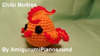 Chibi Moltres Crochet Tutorial [upl. by Chaker]