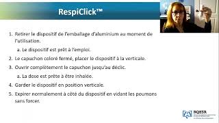 Utilisation du RespiClick TM [upl. by Atihana39]