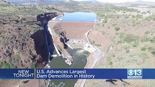 US advances largestever dam demolition [upl. by Bartle]