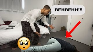 Pass Out Prank On Boyfriend Cute Reaction [upl. by Aleen]