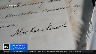 One of President Lincolns last letters is for auction [upl. by Retla]