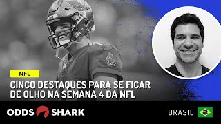 Semana 4 da NFL Paulo Antunes traz cinco destaques para se ficar de olho na próxima rodada [upl. by Srini970]