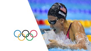 Rebecca Soni Breaks World Record  200m Breaststroke  London 2012 Olympics [upl. by Norrej256]