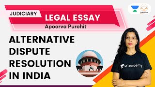 Alternative Dispute Resolution in India Legal Essay  Apoorva Purohit  Linking Laws [upl. by Ahsemak]