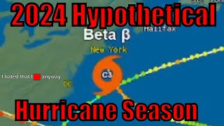 Hurricane Simulation 2024 Hypothetical Hurricane Season [upl. by Haisa920]