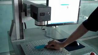 20W fiber laser marking machine YLPF20 [upl. by Biancha]