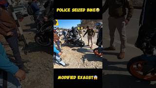 POLICE SEIZED BIKE😱BIKERS VS COPS😡…modified rr310 rider kawasaki zx6r [upl. by Sutherlan]