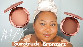 MAC Cosmetics Skinfinish Sunstruck Matte and Radiant Bronzer Review [upl. by Alia19]