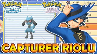 Obtenir RIOLU et le Faire Évoluer en LUCARIO  Pokémon Diamant Étincelant et Perle Scintillante [upl. by Ahtis]