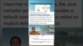 Default Constructor Java constructor constructor javaobjectorientedprogramming [upl. by Llenaj406]