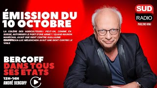 Bercoff dans tous ses états  Émission du 10 octobre [upl. by Nithsa421]