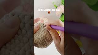 Secrets of Single Crochet Decrease Revealed shortscrochet [upl. by Chaddie]