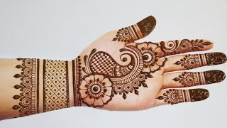 Raksha bandhan mehndi design easy Beautiful mehndi designsmehandi ka design mehandi mehndihenna [upl. by Annasor290]