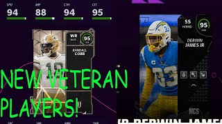 NEW VETERAN PLAYERS HOW TO GET A FREE 95 DERWIN JAMES MADDEN 22 GAMEPLAY [upl. by Atinot]