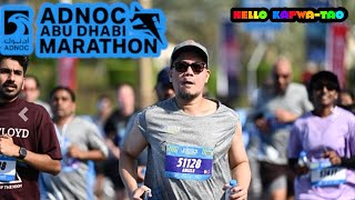 ADNOC ABU DHABI MARATHON  5Km Race Experience runinabudhabi [upl. by Kellby]