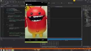 Xamarin Android Tutorial 29 Card Flip Fragment [upl. by Hadeis633]