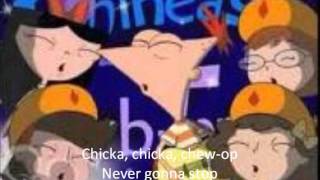 Gitchigitchi goo Phineas and Ferb With Lyrics [upl. by Anairotciv]