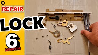 repair and install door lock whats inside a door lock💯✌️ [upl. by Navi]