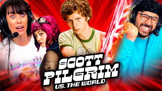 SCOTT PILGRIM VS THE WORLD 2010 MOVIE REACTION First Time Watching Full Movie Review [upl. by Kori]