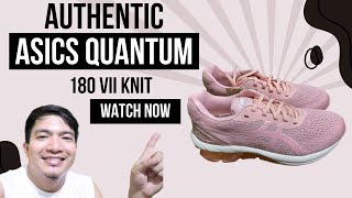 ASICS Quantum 180 VII Knit Perfect Daily Sneaker  Original Breeze  Frosted Rose 1202A380700 [upl. by Maon]