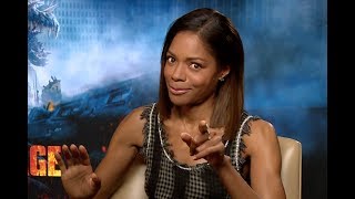 “The Rock Is THE Best Kisser” Naomie Harris On Rampage Deleted Kissing Scene [upl. by Westhead]