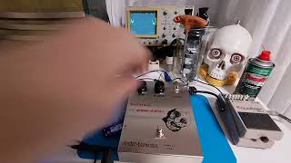 Bad Stone Phase Shifter EH5850 Signal Generator and Guitar Test  Look at Box and Manual [upl. by Fablan]