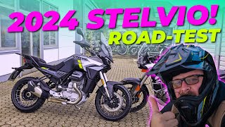 Moto Guzzi Stelvio 2024 RIDING the next great TOURING machine [upl. by Hortense]