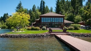 Immaculate Waterfront Retreat in Coeur D Alene Idaho [upl. by Rinaldo]