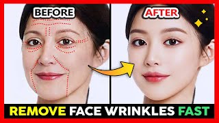 Remove Face Wrinkles Quickly  AntiAging Face Massage for Deep Wrinkles Look Younger [upl. by Ferreby]