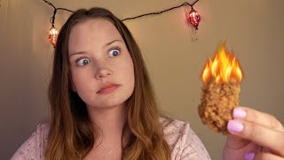 ASMR Eating Hot Wings 🔥 [upl. by Drauode]