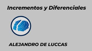 INCREMENTOS Y DIFERENCIALES Interpretación geométrica [upl. by Nannek]