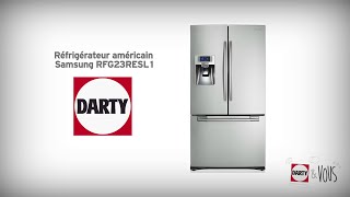 Réfrigérateur Samsung RFG23RESL1  démonstration Darty [upl. by Jc]