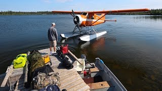 Float Plane Flight Into Kistigan Lake [upl. by Ahseem61]