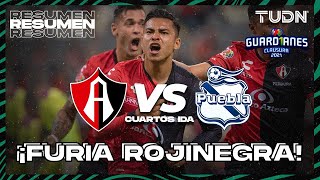 Resumen y goles  Atlas vs Puebla  Torneo Guard1anes 2021 Liga MX 4tos  TUDN [upl. by Harimas]