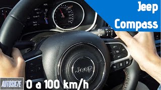 Jeep Compass 0 a 100 kmh 0 to 62 MPH  AUTOSIE7E [upl. by Aicella]