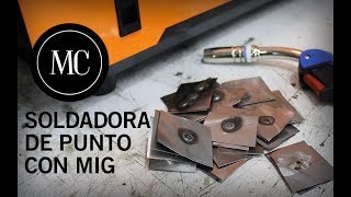 Como usar soldadora mig como soldadora de punto  Using Mig welder like a Spot welder [upl. by Lawrence]