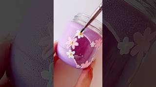 Aesthetic jar painting  Bottle Art painting art shorts [upl. by Abisha]