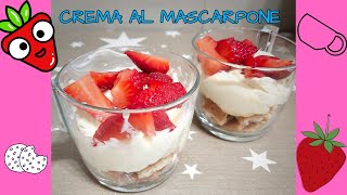 CREMA AL MASCARPONE E COPPA DI TIRAMISU ALLE FRAGOLE CON MONSIEUR CUISINE CONNECT E PLUS [upl. by Ettevi]